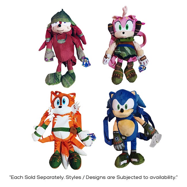 SONIC THE HEDGEHOG PLUSH BACKPACK