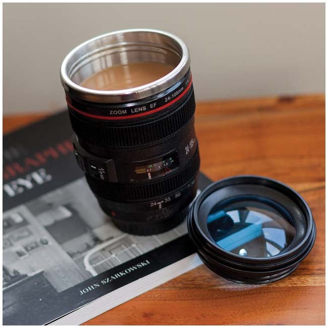 THE SOURCE CAMERA LENS MUG