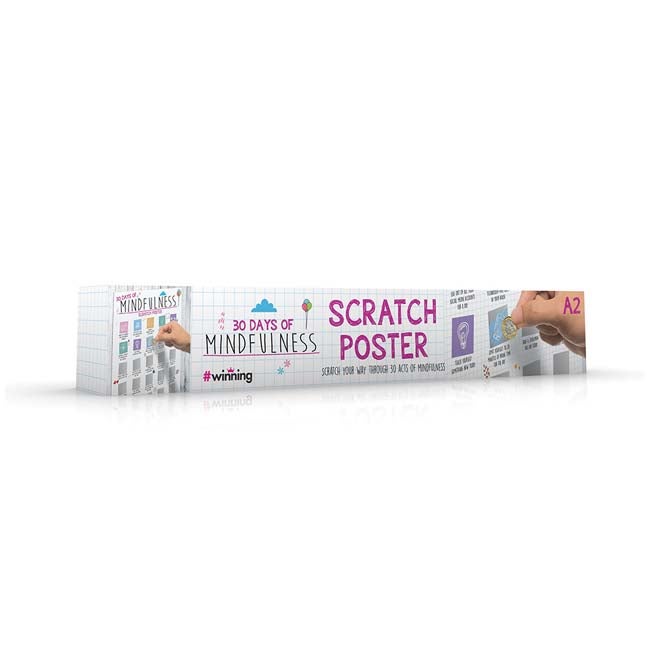 THE SOURCE SCRATCH POSTER - 100 EXERCISES IN MINDFULNESS