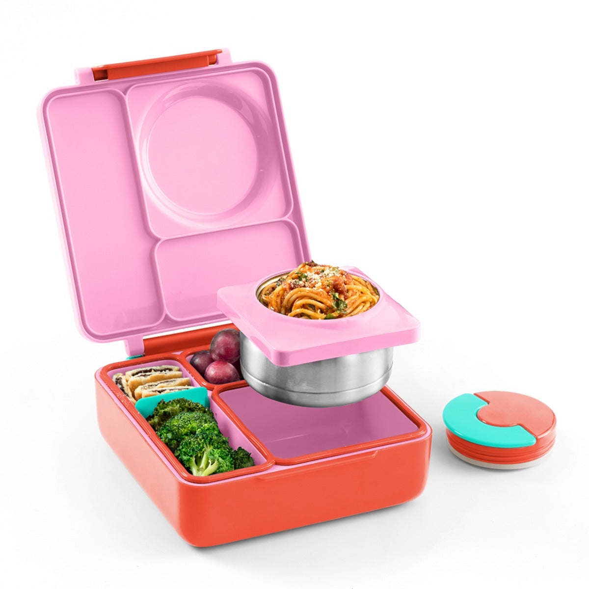 OMIELIFE BOX THERMOS 250ML PINK BERRY