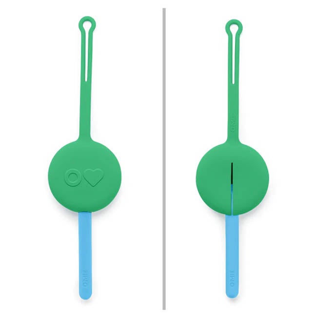 OMIELIFE POD & UTENSIL SET MINT GREEN