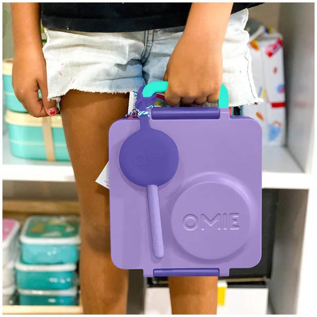 OMIELIFE POD & UTENSIL SET PURPLE