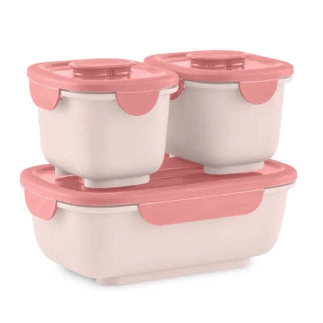 OMIELIFE GO BENTO BIO LUNCH BOX CORAL