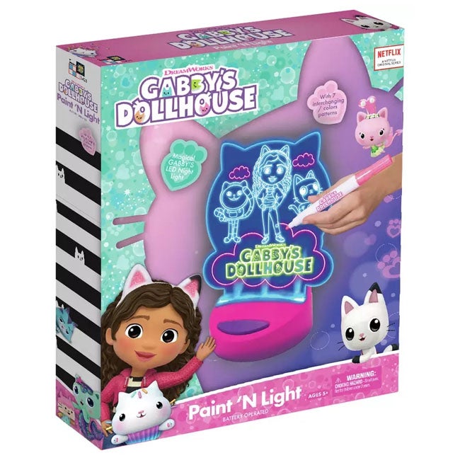 GABBY'S DOLLHOUSE PAINT N LITE