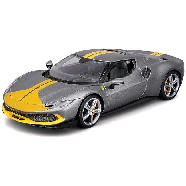 BURAGO 1:18 DIECAST FERRARI GTB296 ASSETTO FIORANO GREY