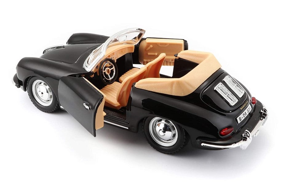 BURAGO 1:24 DIECAST PORSCHE 356B CABRIOLET 1961