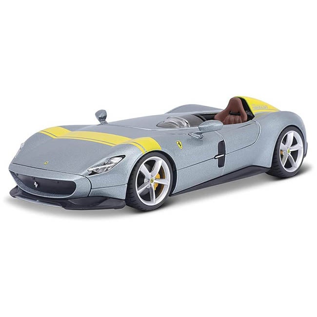 BURAGO 1:24 DIECAST FERRARI MONZA SP1 SILVER