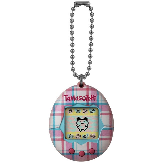 TAMAGOTCHI ORIGINAL PLAID PORTABLE GAME