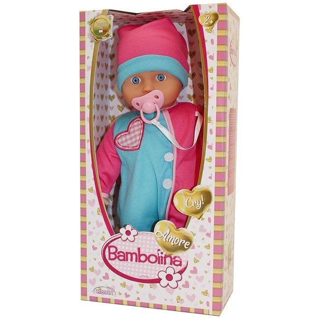 BAMBOLINA AMORE DOLL 36CM WITH CRYING SOUND
