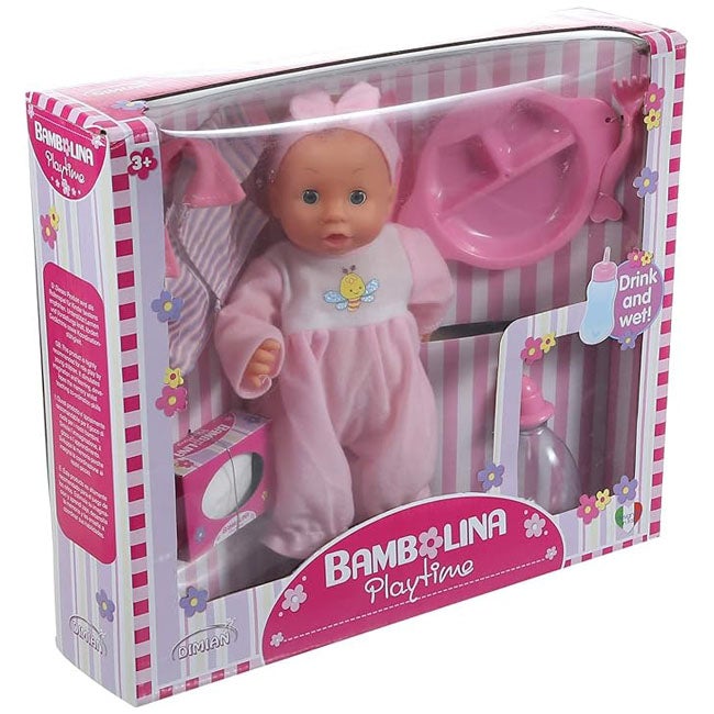 BAMBOLINA 33CM DOLL PLAYTIME SET
