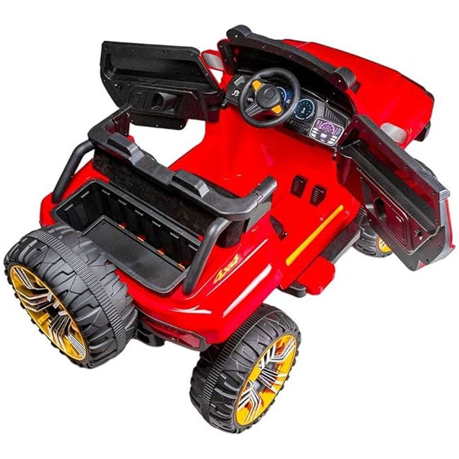 BBJ RIDE-ON MONSTER TRUCK CAR 12V BATTERY RED - MQ-150