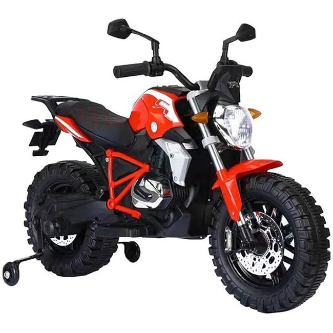 BBJ RIDE-ON MOTORCYCLE 12V BATTERY 2 MOTORS RED - XGZ608