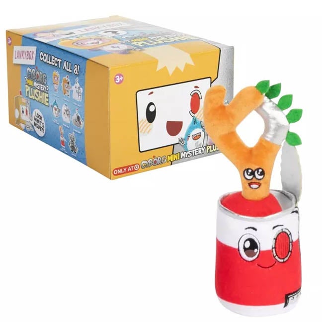 LANKYBOX 6-INCH S2 CYBORG MINI MYSTERY PLUSHIE