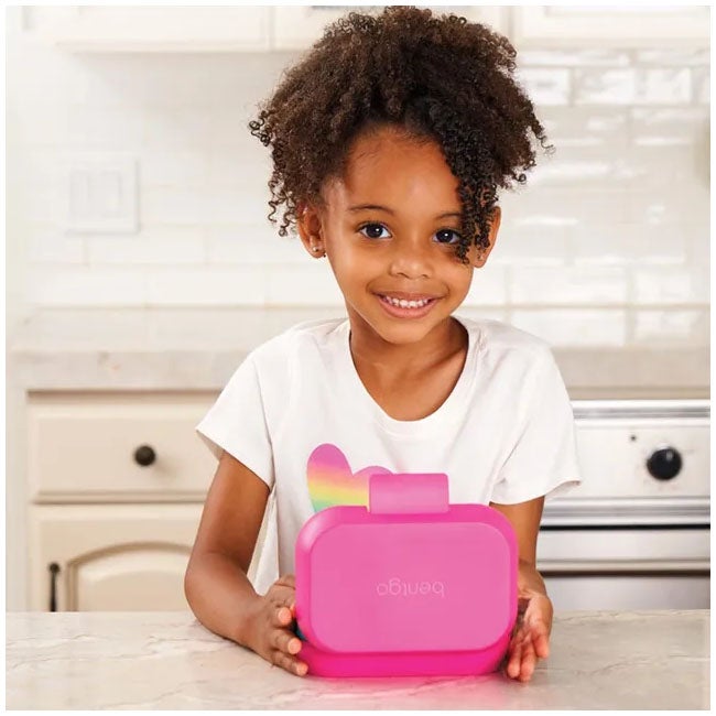 BENTGO KIDS SNACK  LUNCH BOX FUSCHIA