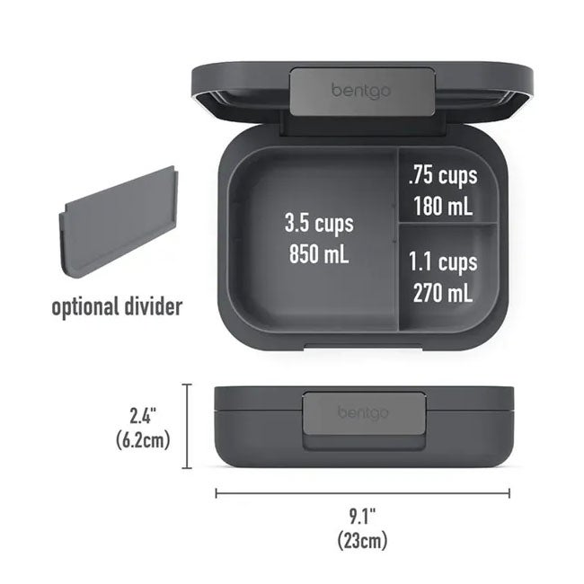 BENTGO MODERN  LUNCH BOX DARK GREY