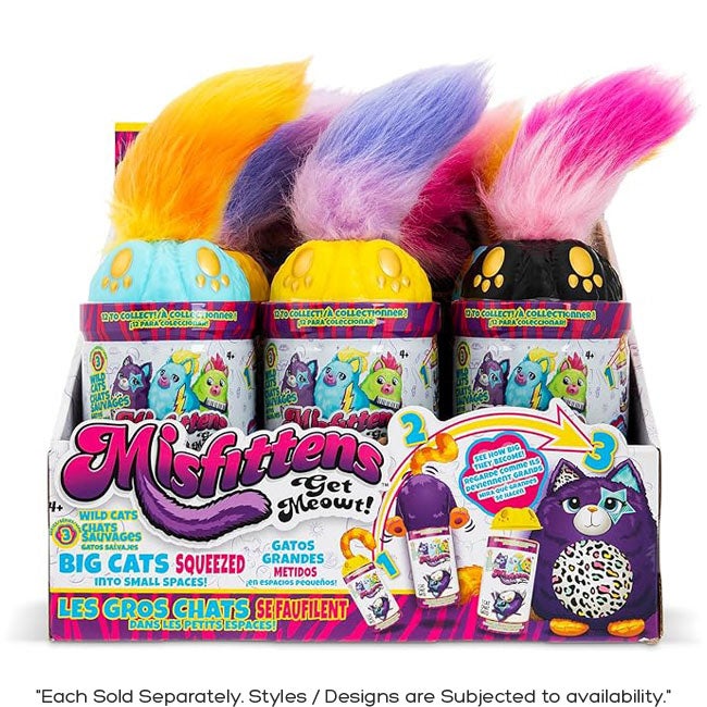 MISFITTENS WILD CATS S3 SURPRISE COLLECTIBLE PLUSH