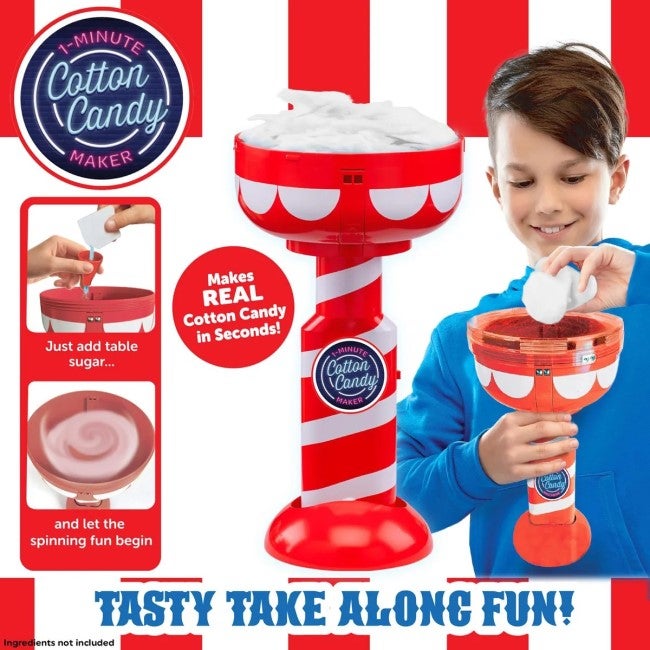 BIG TIME 1-MINUTE COTTON CANDY MAKER