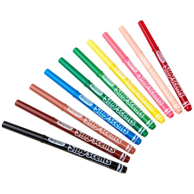 CRAYOLA 10-COUNT SILLY SCENTS SMASH UPS WASHABLE MARKER