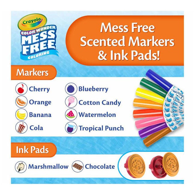 CRAYOLA COLOR WONDER DELUXE SCENTED STAMPER KIT