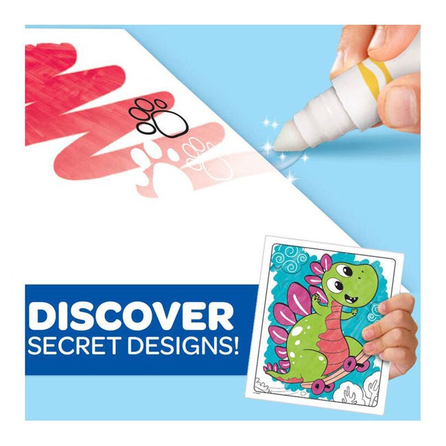 CRAYOLA COLOR WONDER PREHISTORIC PALS DINOSAUR COLORING SET