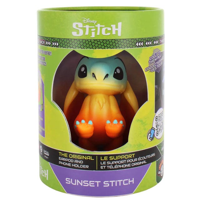 CG LILO AND STITCH SUNSET EARBUDS AND PHONE HOLDER