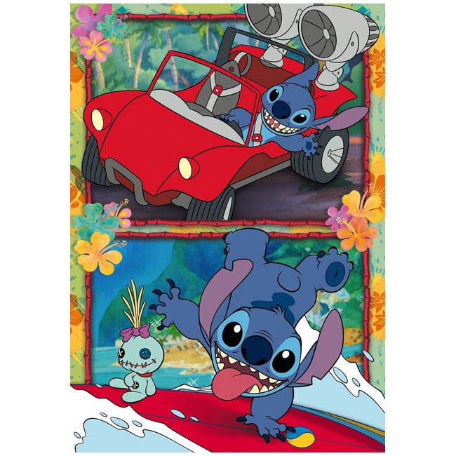 CLEMENTONI SUPERCOLOR DISNEY STITCH - 104 PCS PUZZLE