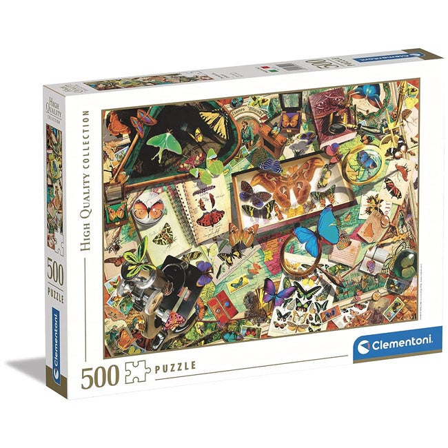 CLEMENTONI THE BUTTERFLY COLLECTOR - 500 PCS PUZZLE