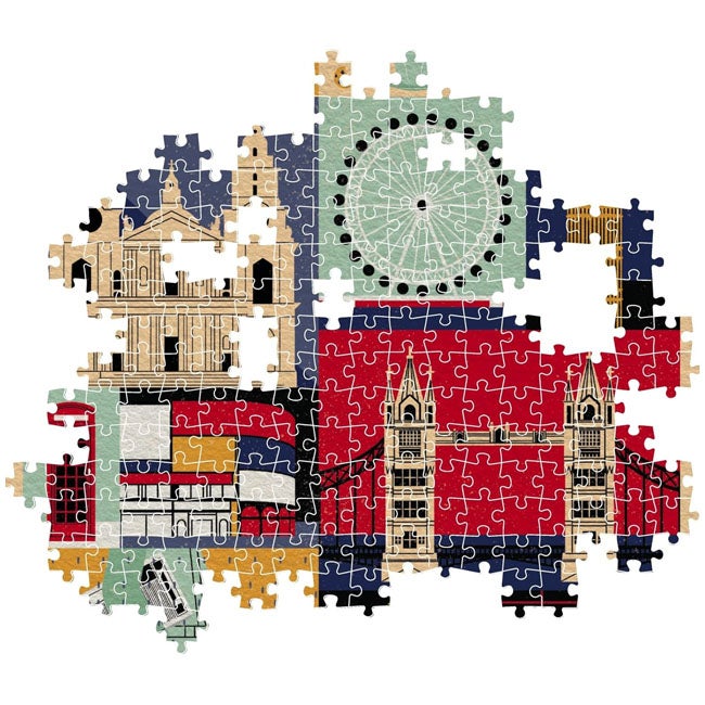 CLEMENTONI STYLE IN THE CITY LONDON - 1000 PCS PUZZLE