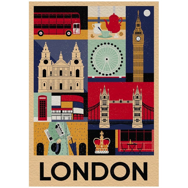 CLEMENTONI STYLE IN THE CITY LONDON - 1000 PCS PUZZLE