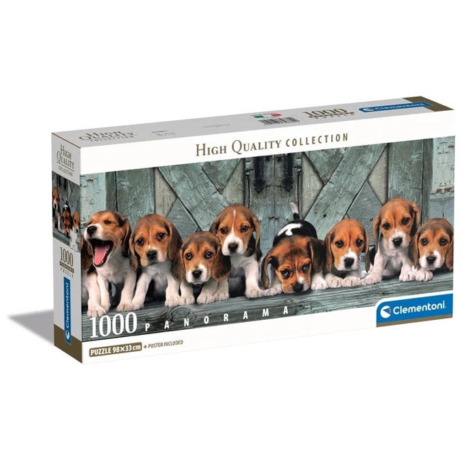 CLEMENTONI PANORAMA BEAGLES - 1000 PCS PUZZLE