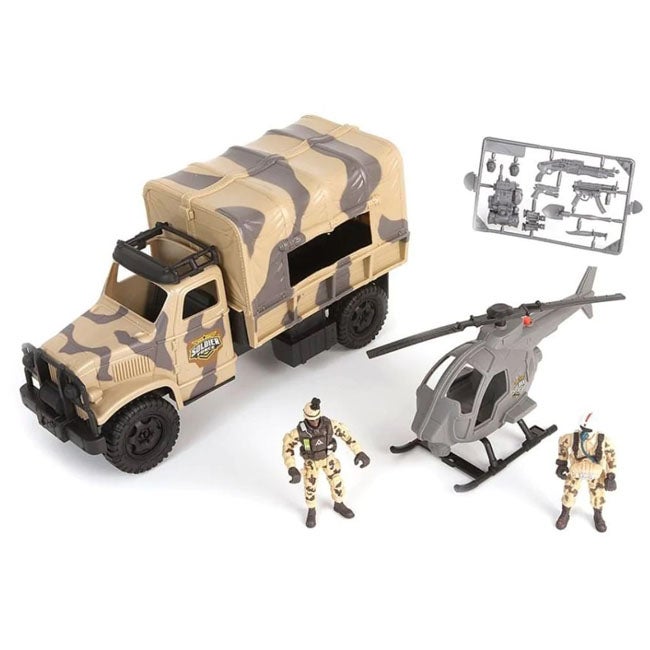 SOLDIER FORCE TROOP TRANSPORTER PLAYSET