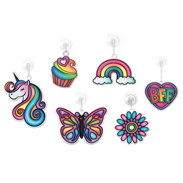 CRA-Z-ART SHIMMER N SPARKLE COLOR CHANGING WINDOW ART