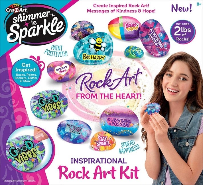 CRA-Z-ART SHIMMER N SPARKLE INSPIRATIONAL ROCK ART