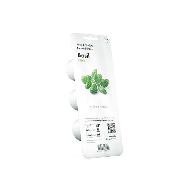 CLICK AND GROW PLANT POD 3-PACK LEMON BASIL
