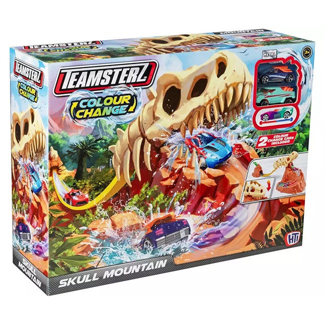 TEAMSTERZ COLOR CHANGE SKULL MOUNTAIN WITH 1 CAR