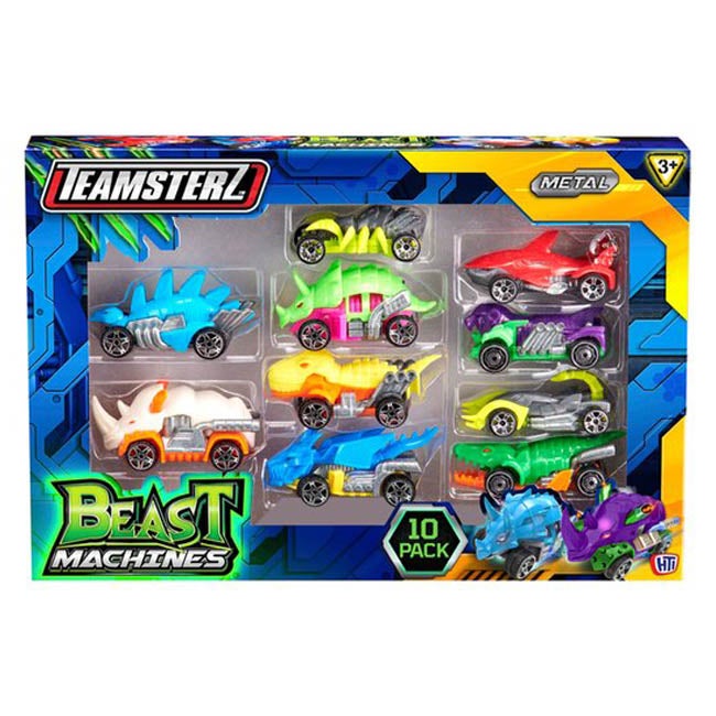 TEAMSTERZ BEAST MACHINE DIE-CAST 10 PACK