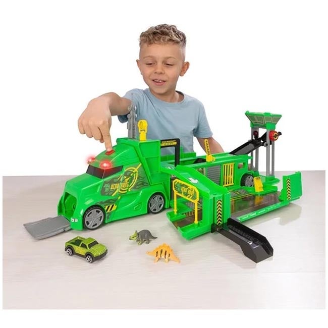 TEAMSTERZ DINO COMMAND TRUCK SET WITH 2 DINOS