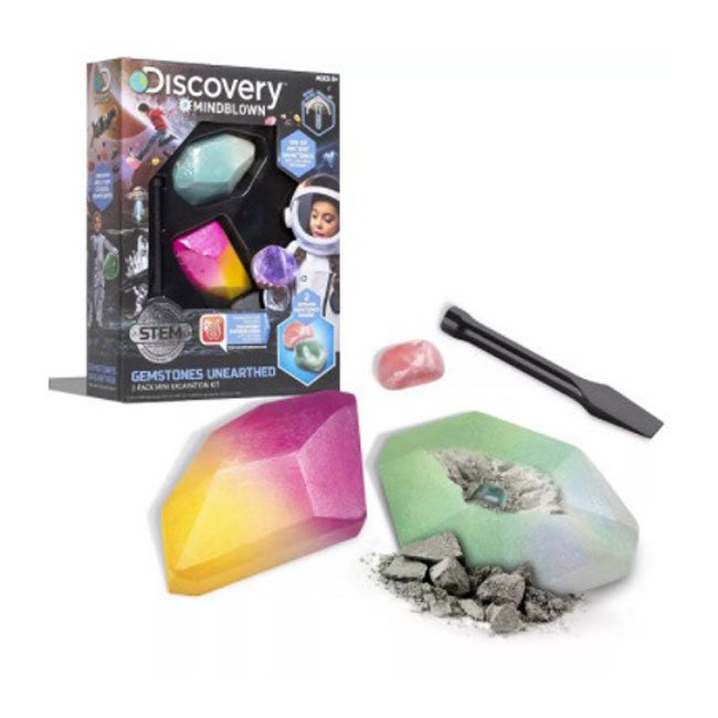 DISCOVERY KIDS MINDBLOWN EXCAVATION KIT MINI GEMSTONE