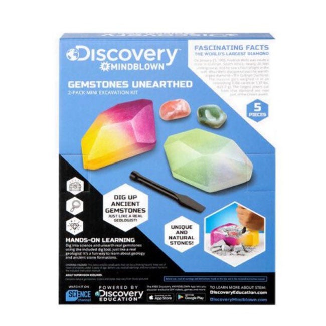 DISCOVERY KIDS MINDBLOWN EXCAVATION KIT MINI GEMSTONE