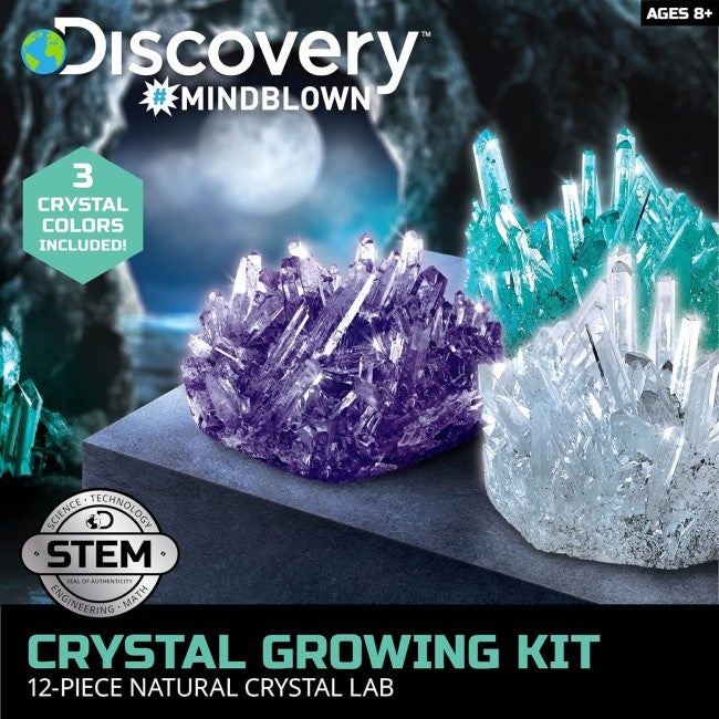 DISCOVERY KIDS CYRSTAL GROWING KIT 12PCS
