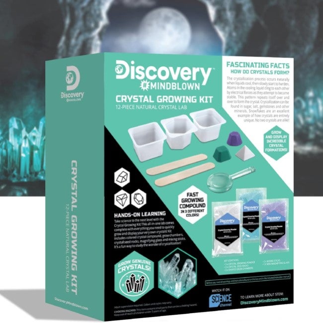 DISCOVERY KIDS CYRSTAL GROWING KIT 12PCS