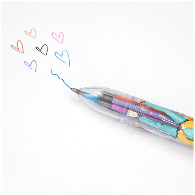 TOP MODEL GEL PEN WITH 6-COLOURS