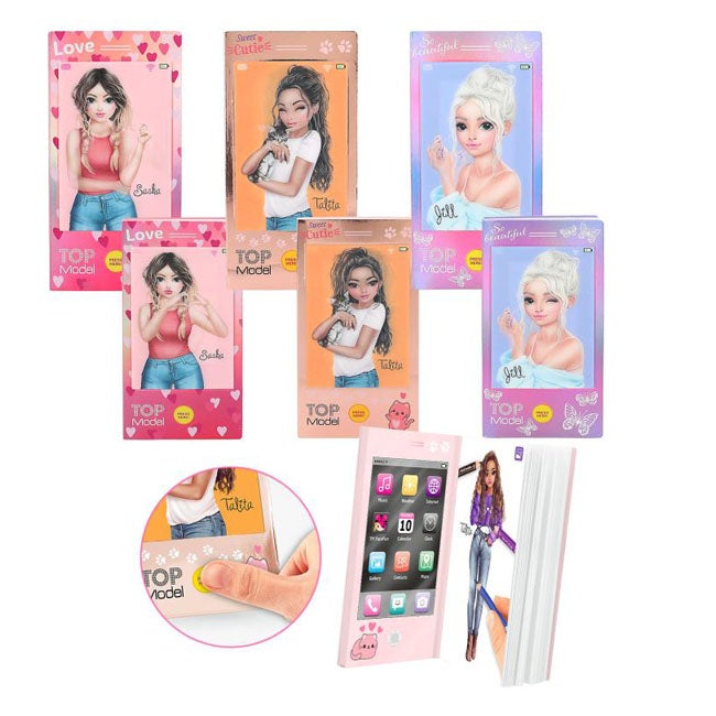 TOP MODEL MINI COLORING BOOK WITH SOUND
