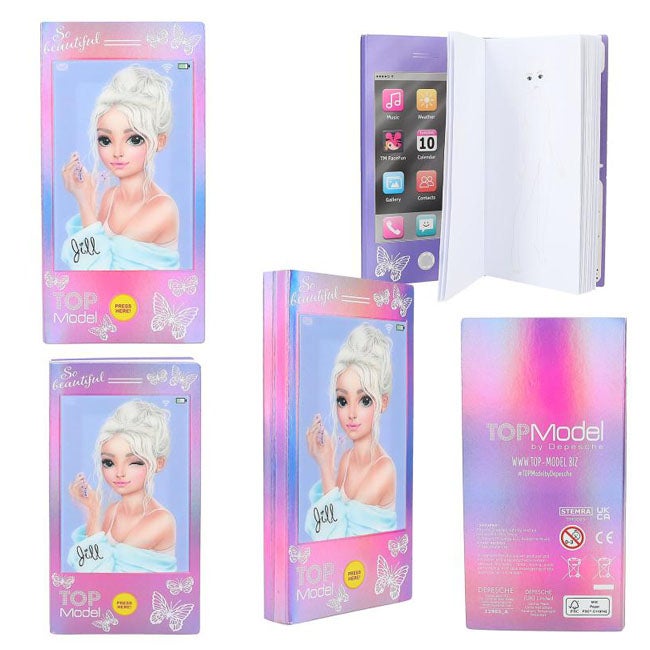 TOP MODEL MINI COLORING BOOK WITH SOUND