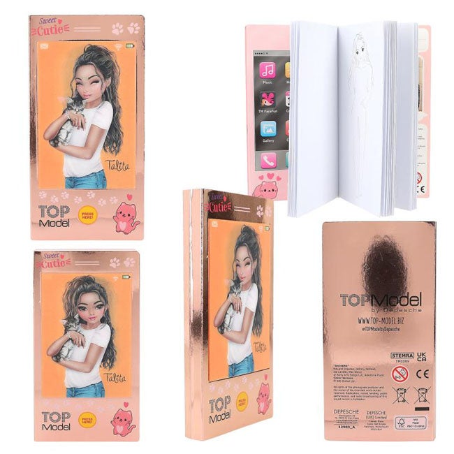 TOP MODEL MINI COLORING BOOK WITH SOUND