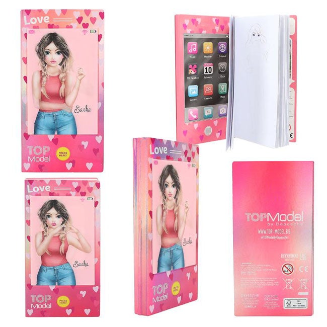 TOP MODEL MINI COLORING BOOK WITH SOUND