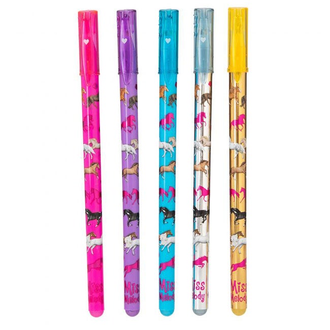 TOP MODEL MISS MELODY GLITTER GEL PEN SET