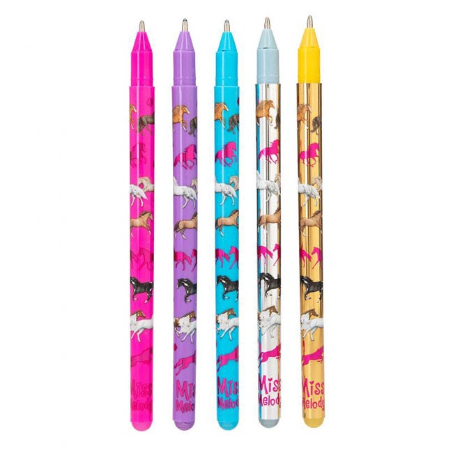 TOP MODEL MISS MELODY GLITTER GEL PEN SET