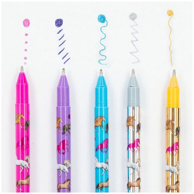 TOP MODEL MISS MELODY GLITTER GEL PEN SET