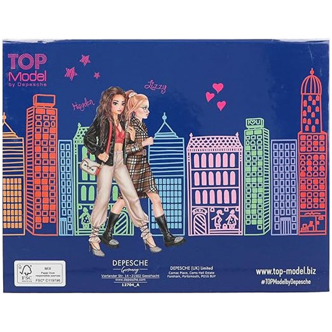 TOP MODEL CITY GIRLS STATIONERY BOX